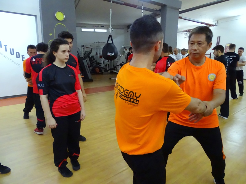 Kung Fu Academy di Sifu Mezzone Caserta Seminario di Weng Chun Tang Yik con GM Sunny So in Italia presso la scuola di arti marziali di wing chun e kung fu a Caserta (2)